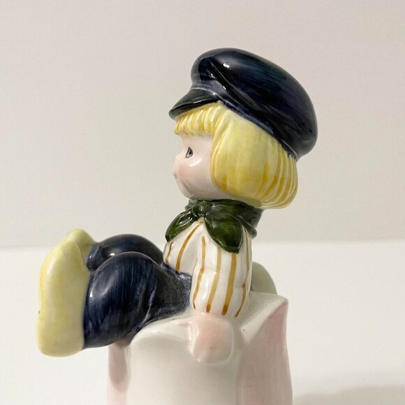 Vintage Disney Its A Small World Dutch Boy Ceramic 6 Inch Tall - Picture 5 of 16